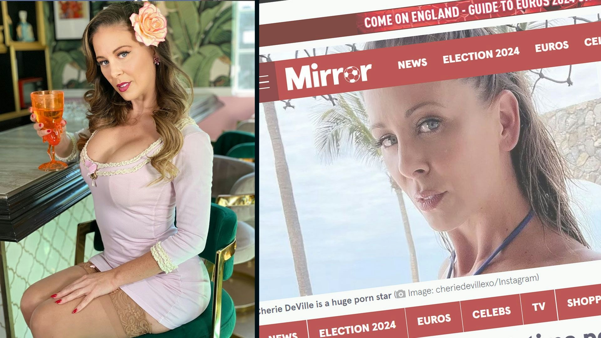 Cherie DeVille Profiled in New Daily Mirror UK Feature