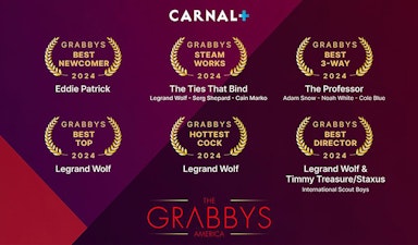 Carnal Media, Legrand Wolf Score Six Grabby America Awards for 2024