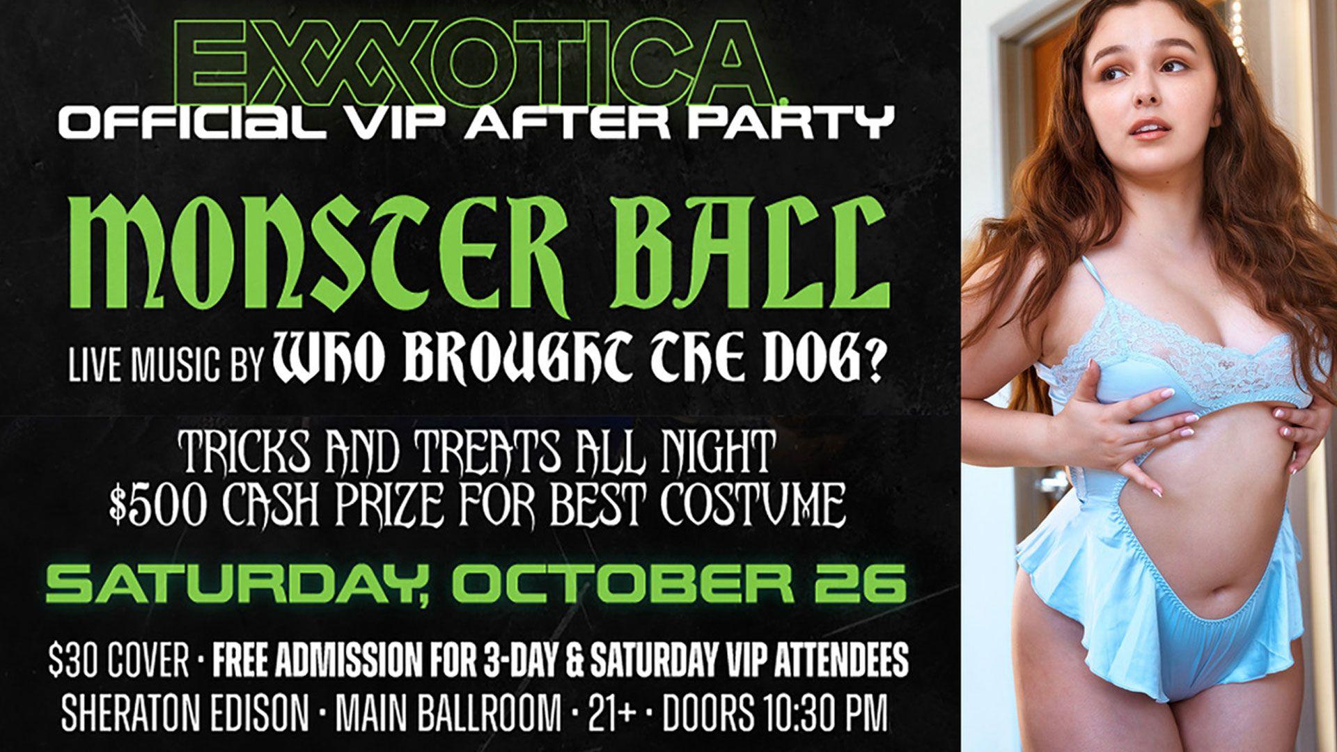 Leana Lovings to Co-Host EXXXOTICA Monster Ball Oct 26