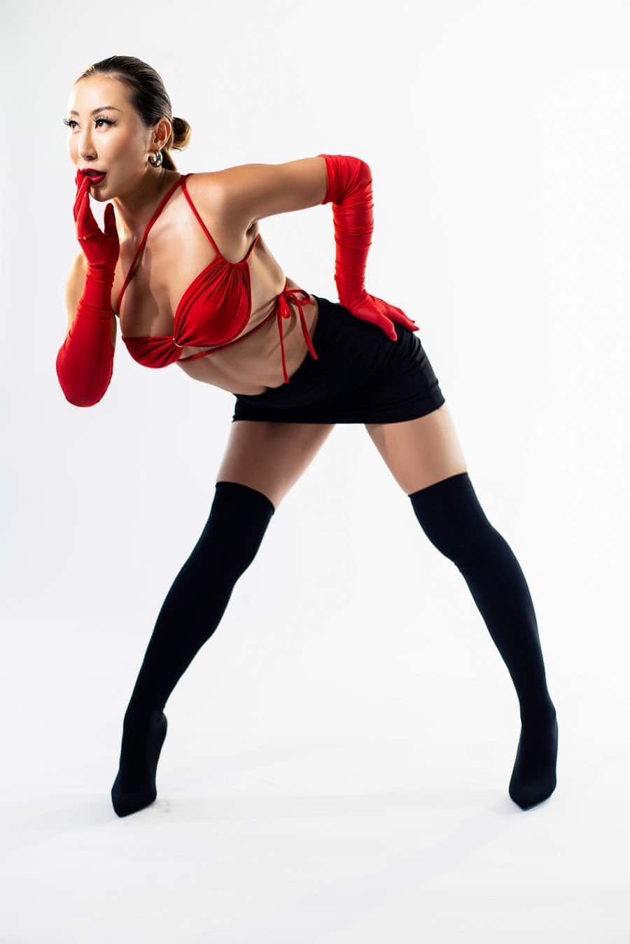 Nicole Doshi Wears the Crown as October’s Twistys Treat of the Month.