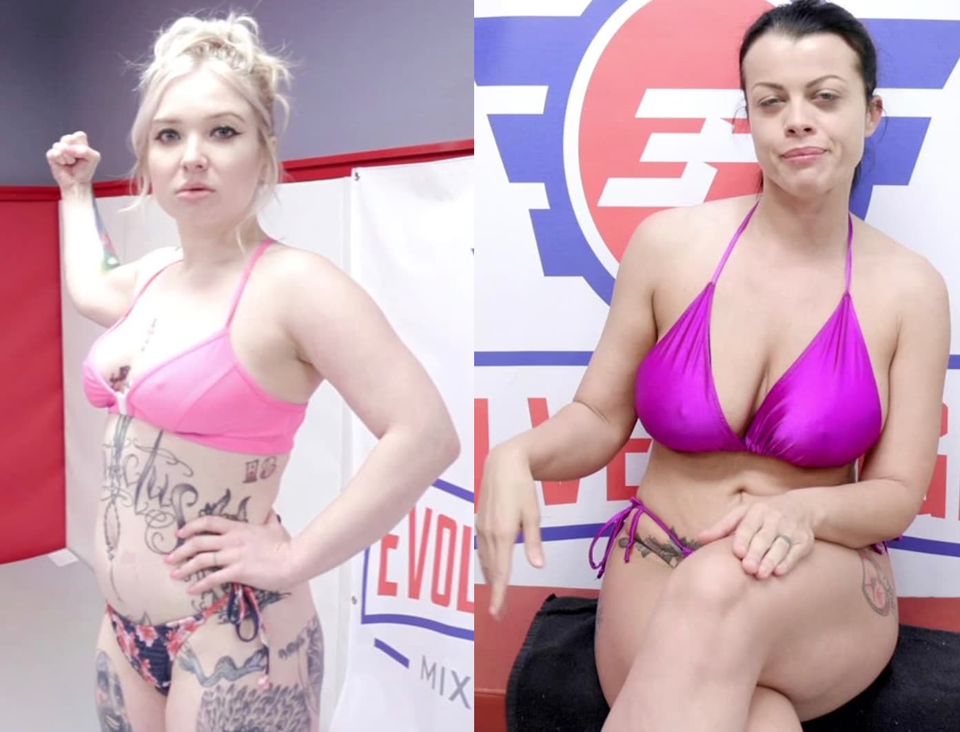 Kaiia Eve vs. Nadia White Is the Evolved Fights Lez Showdown of the Year