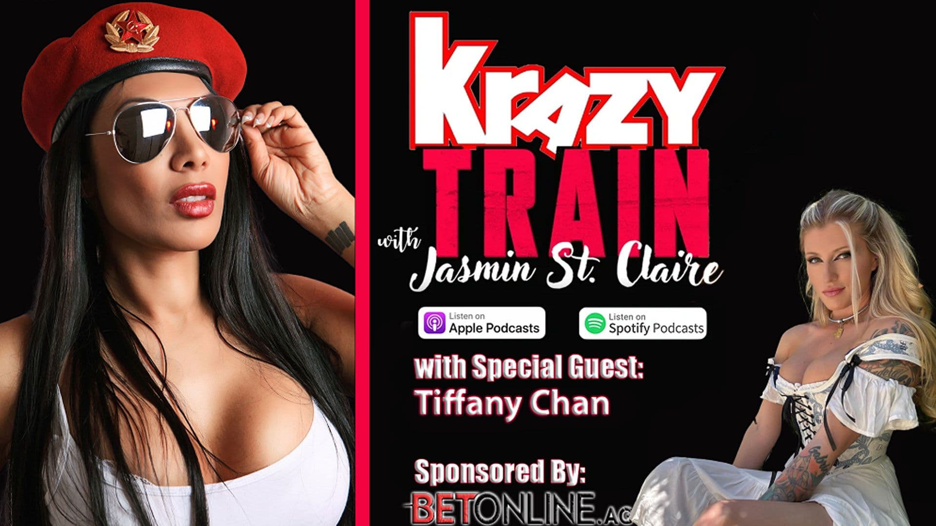 Tiffany Chan Joins Krazy Train with Jasmin St. Claire Podcast for 'A Lesson in Sex Education'