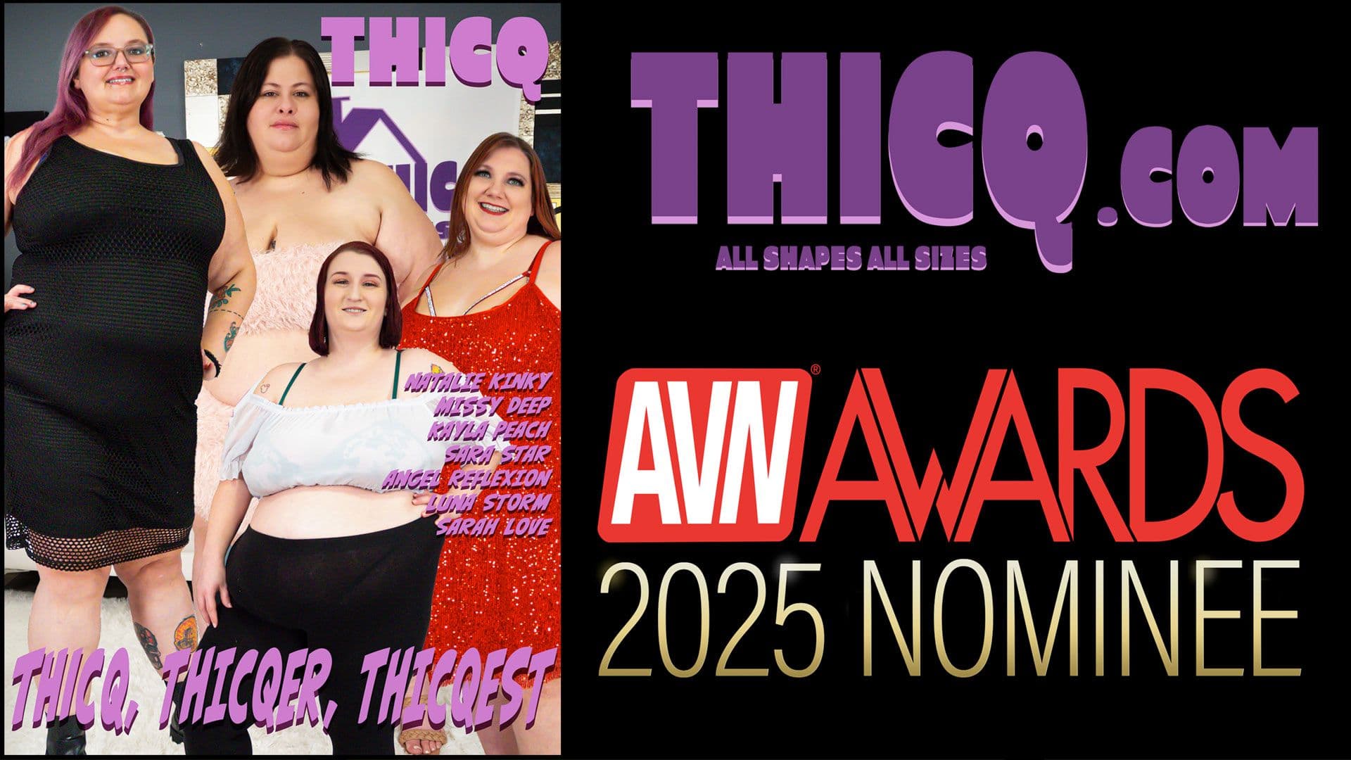 THICQ Celebrates Third AVN Award Nomination with "THICQ, THICQer, THICQest"