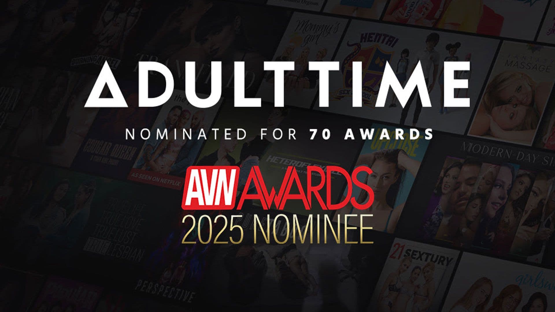 Adult Time Garners 70 AVN Award Nominations for 2025